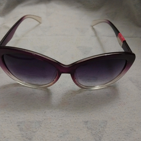 Purple ombre toned sunglasses plastic